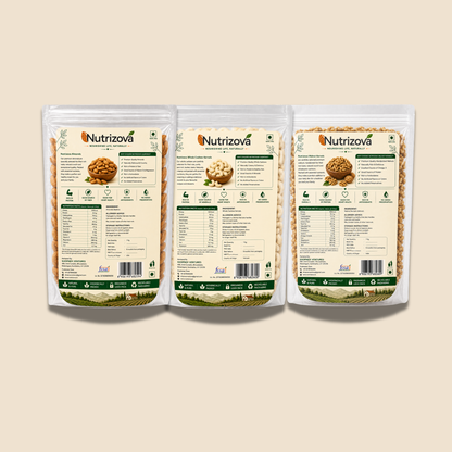 Nutrizova Premium Almonds, Cashews & Walnuts Combo (3 x 1KG)