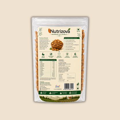 Nutrizova Premium Classic Almonds (1KG)