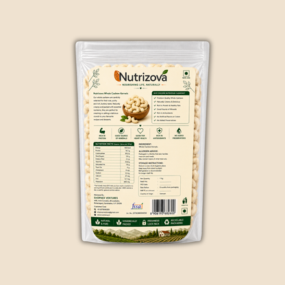 Nutrizova Premium Whole Cashews (1KG)